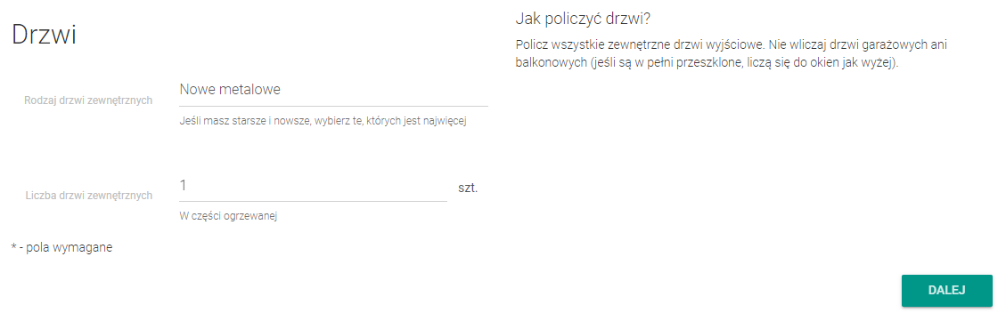 kalkulator pompy ciepła - krok 7
