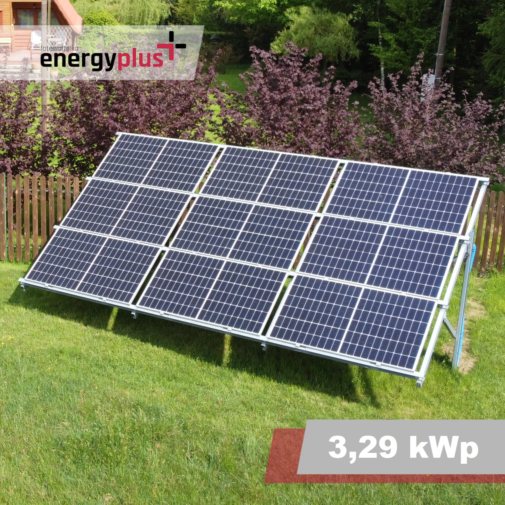 Glichów, instalacja fotowoltaiczna o mocy 3,29 kWp