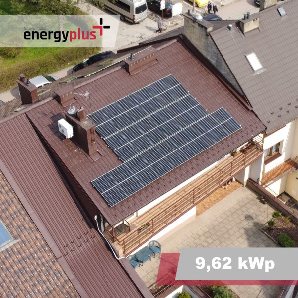 Myślenice, instalacja fotowoltaiczna o mocy 9,62 kWp