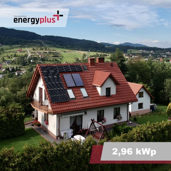 Słomka, instalacja fotowoltaiczna o mocy 2,96 kWp