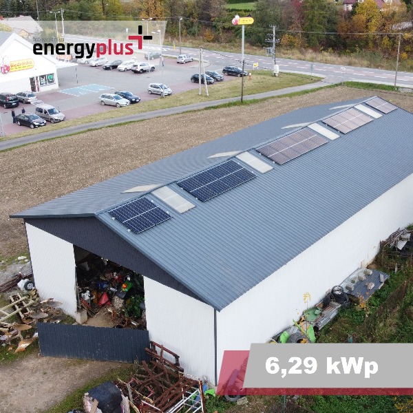 Wiśniowa, instalacja fotowoltaiczna o mocy 6,29 kWp