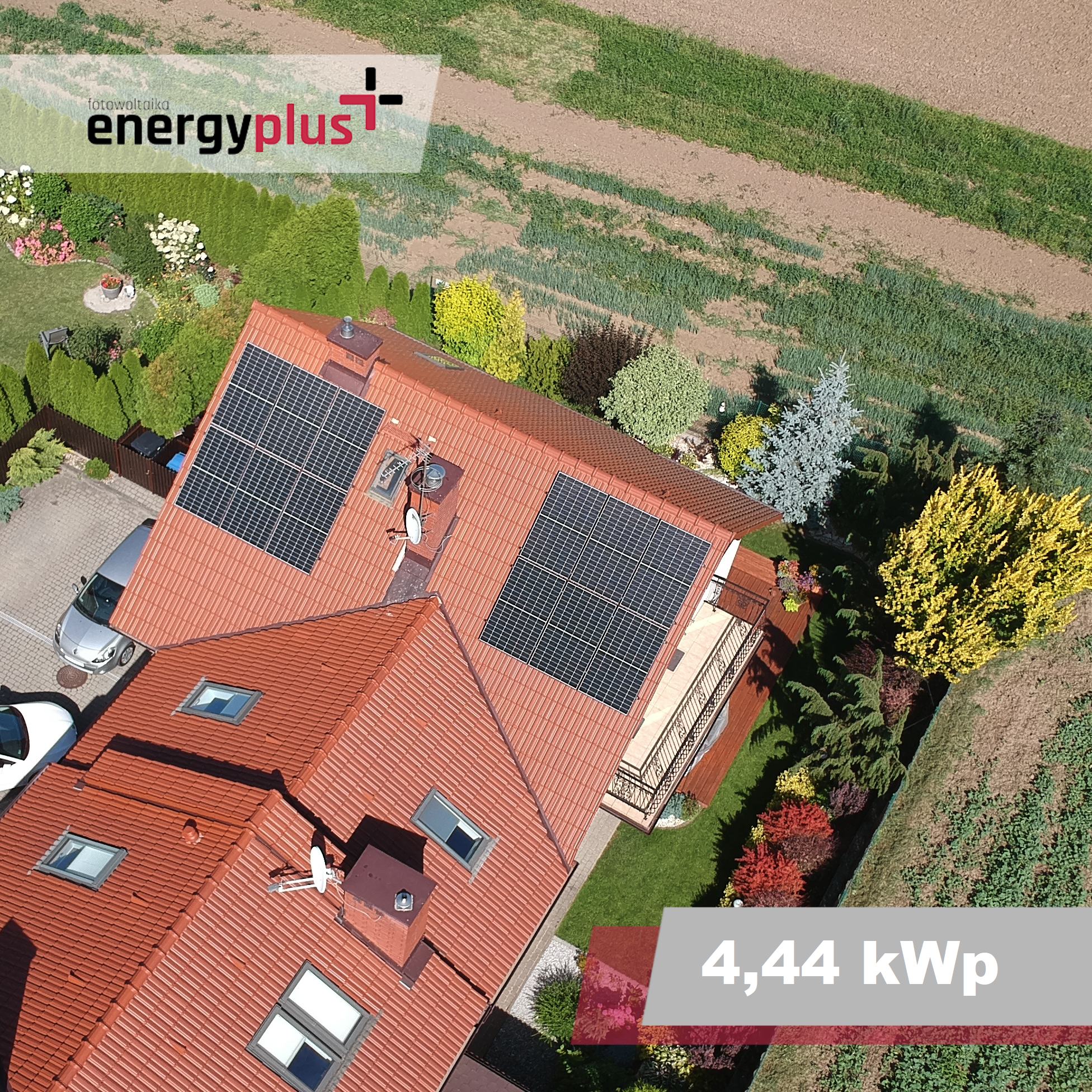 Zielonki, instalacja fotowoltaiczna o mocy 4,44 kWp